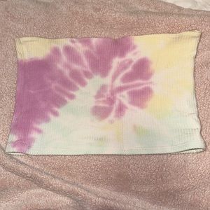 Tie dye tube top